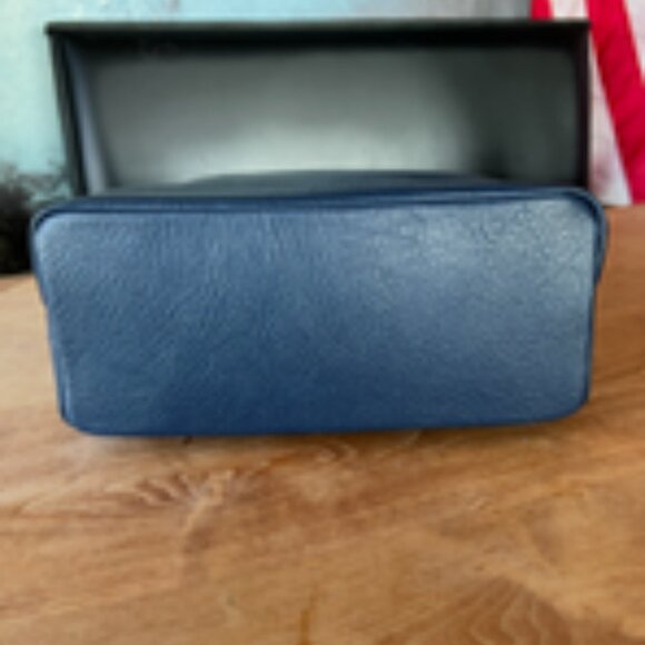Leather Backpack Ink Blue main image 8